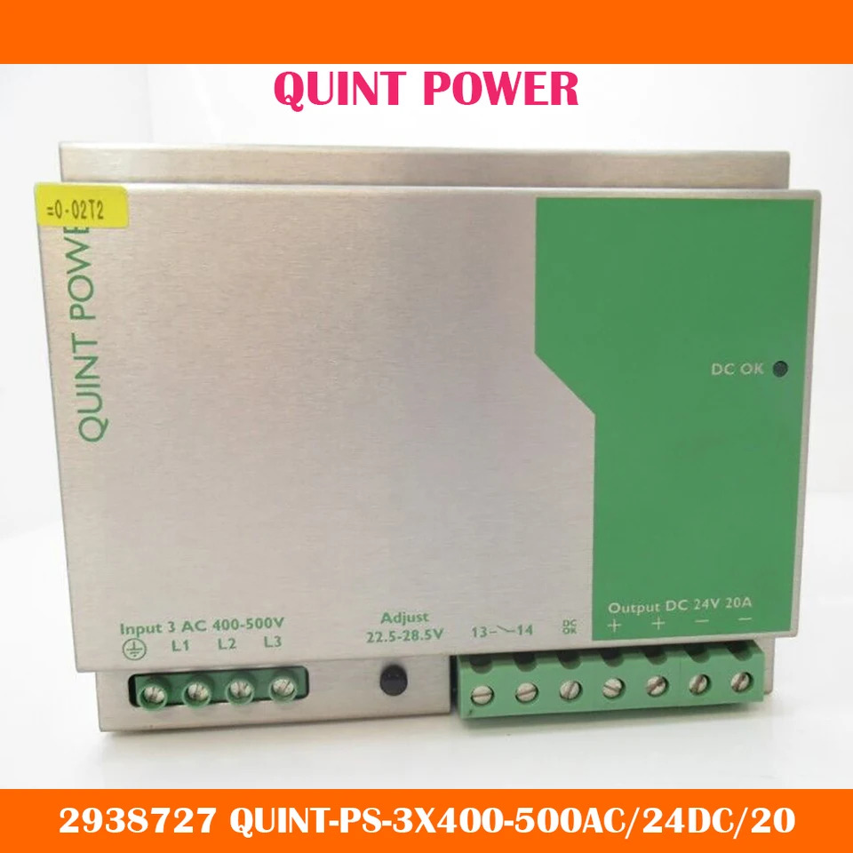 스위칭 전원공급장치 미세 2938727 QUINT-PS-3X400-500AC 24DC 20 QUINT POWER 24VDC 20A