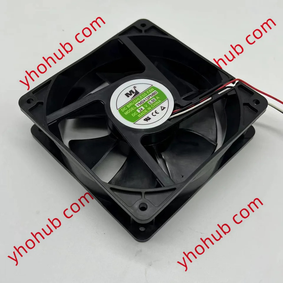 M Huaxia YM2412PMB0 DC 24V 0.5A mm 3 선 서버 냉각팬