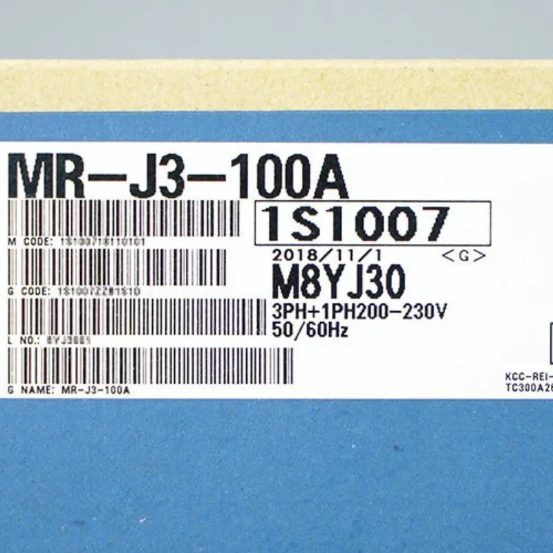 MR-J3-100A 서보 드라이브 MRJ3100A 신