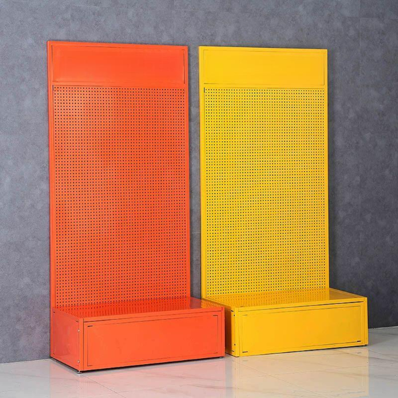 철제 스탠드 타공판 공구 보드 진열대 걸이 후크 화이트 60x30x150cm 후크 30개 - 상세 이미지 2