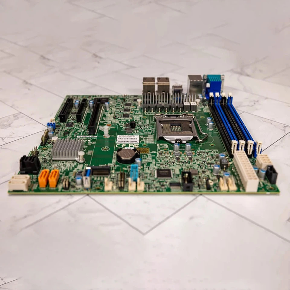 M- LGA-1200 C256 8XSATA 3 128GB DDR4-3200MHz 슈퍼마이크로 서버 마더보드 X12STH-LN4F