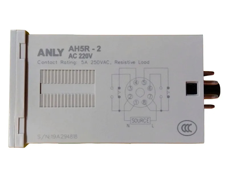 ANLY 디지털 타입 제시릴레이 AH5R-4 AH5R-2 AC220V
