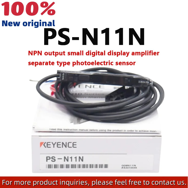 KEYENCE 오리지널 PS-N11N 초소형 증폭기 분리형 광전센서 NPN 출력 케이블