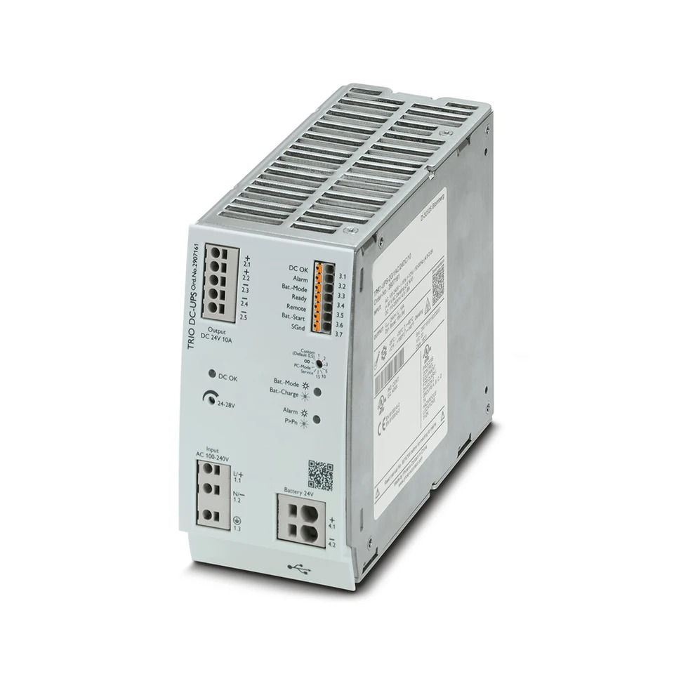 피닉스 무정전 전원공급장치 미세 2907161 TRIO-UPS-2G 1AC 24DCTRIO DC-UPS 24VDC 10A 신