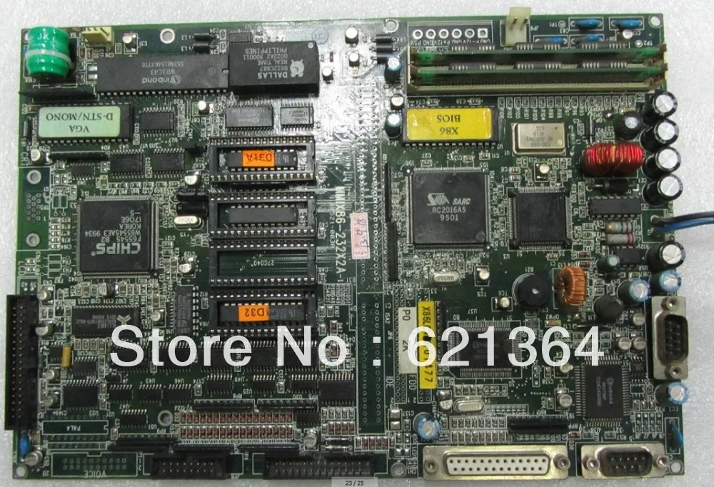Techmation MMIX86-232X2A-1 마더보드 산업리퍼 ok