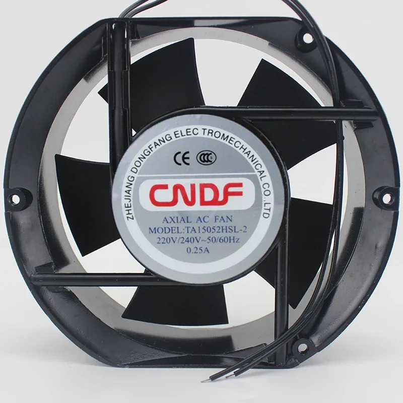 CNDF TA15052HSL-2 서버 냉각팬 AC 220V 0.25A 170x150x52mm 2핀