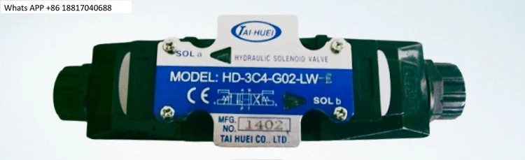 TAIHUEI 유압 솔레노이드 밸브 HD-3C2/3C4/3C6-G03-DLHD 2B2 G02 LW F