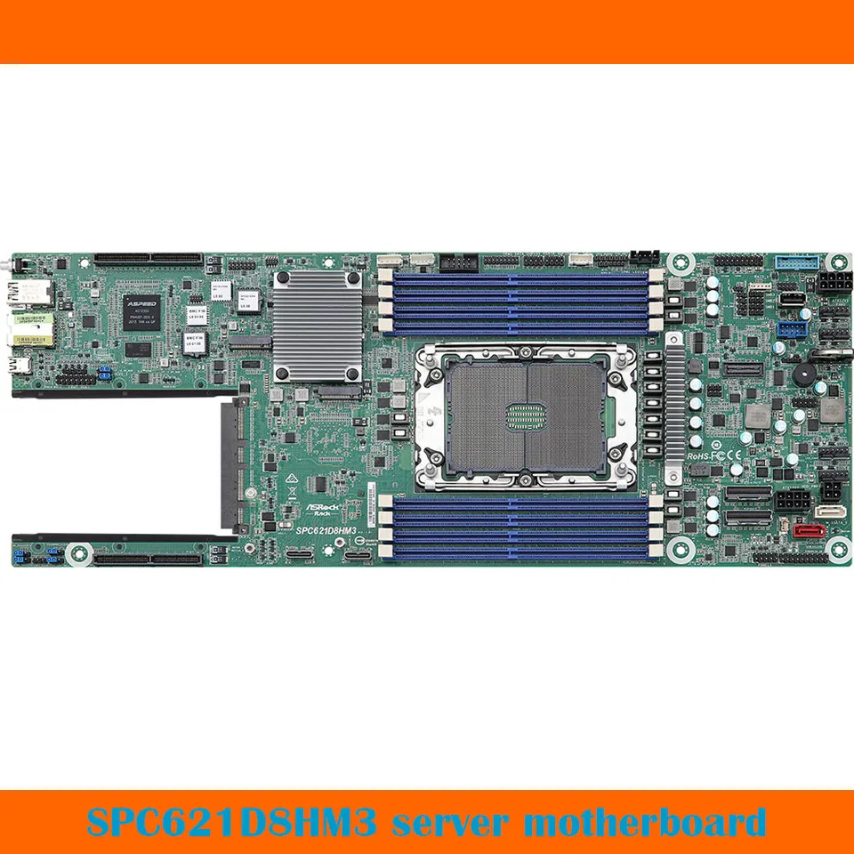 ASRock호환 SPC621D8HM3 서버 마더보드 3 세대 Xeon DDR4 지원
