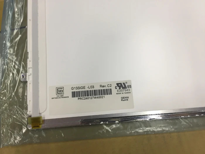 산업LCD 화면 오리지널 G133IGE-L03 13.3 인치