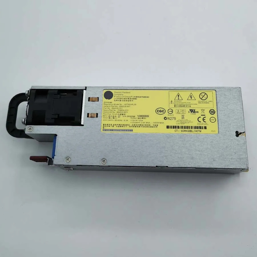 hp호환 DL580 DL560 G9 서버1500W 플래티넘 PSU 서버 전원공급장치 684529-001 704604-001 684532-B21 HSTNS-PL33