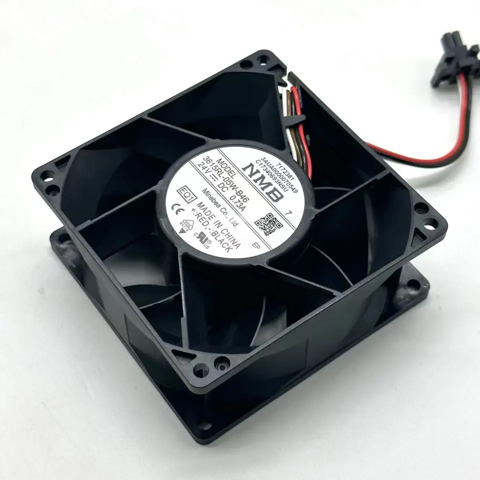 NMB-MAT 3615RL-05W-B46 EQ1 EQ2 DC 24V 0.73A mm 4 선 서버 냉각팬