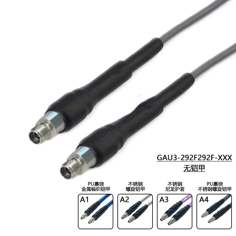 2.92mm 암2.92mm 암으로 저손실 케이블 3507 40G 아머드 GAU3