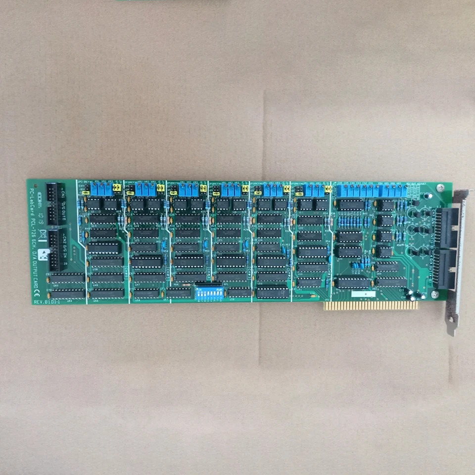 PCL-726 Advantech 작업ISA 데이터 캡처 카드 고급 6CH D/A 출력 REV.B1