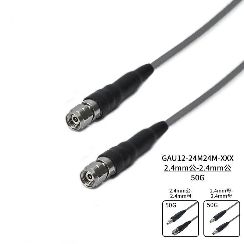 047 시리즈와 호환되는 유연케이블 어셈블리 유연저손실 케이블 50GHz GAU12 2.4mm-2.4mm