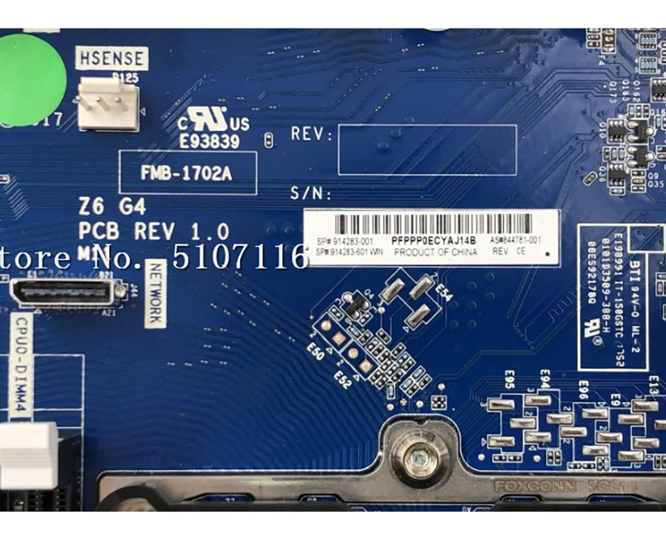 hp호환 Z6 G4 마더보드914283-001 844781-001 3647 핀