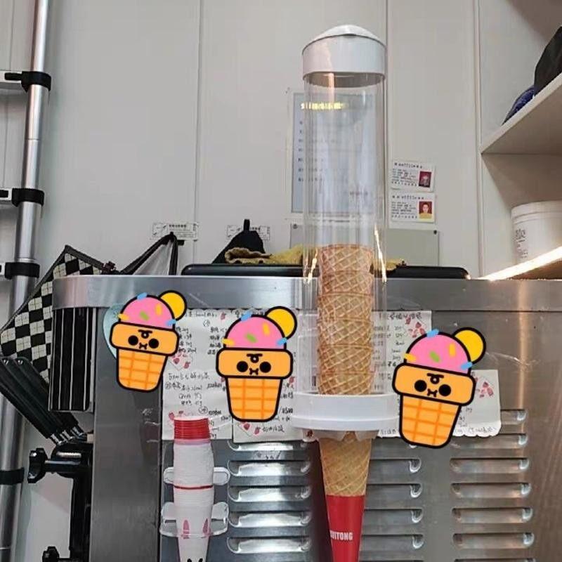 렉 아이스크림콘디스펜서 업소용 소프트콘 거치대 꽂이 홀더 받침대 음식점 간식 - 상세 이미지 3