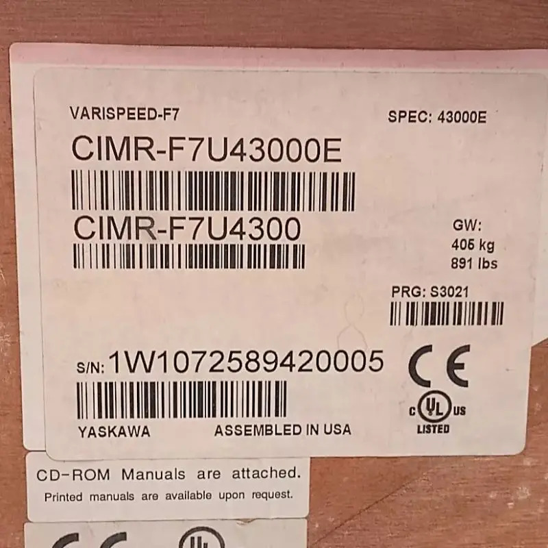 CIMR-F7U4300 Yaskawa 인버터 신