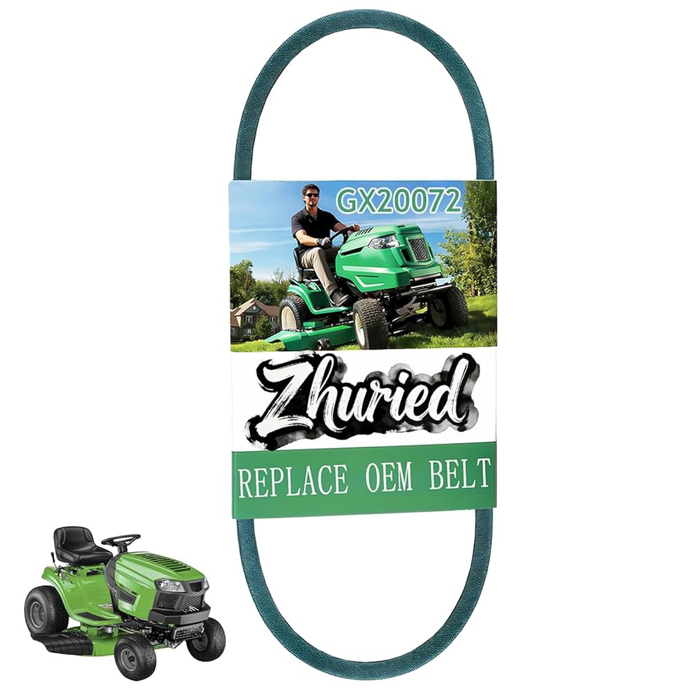 GX20072 Deck Belt (1/2 x 104 ) for S100 Fit L100/L110, John Lawn E100/E110/E120, 42 Mower LA100/LA10 - 상품 이미지