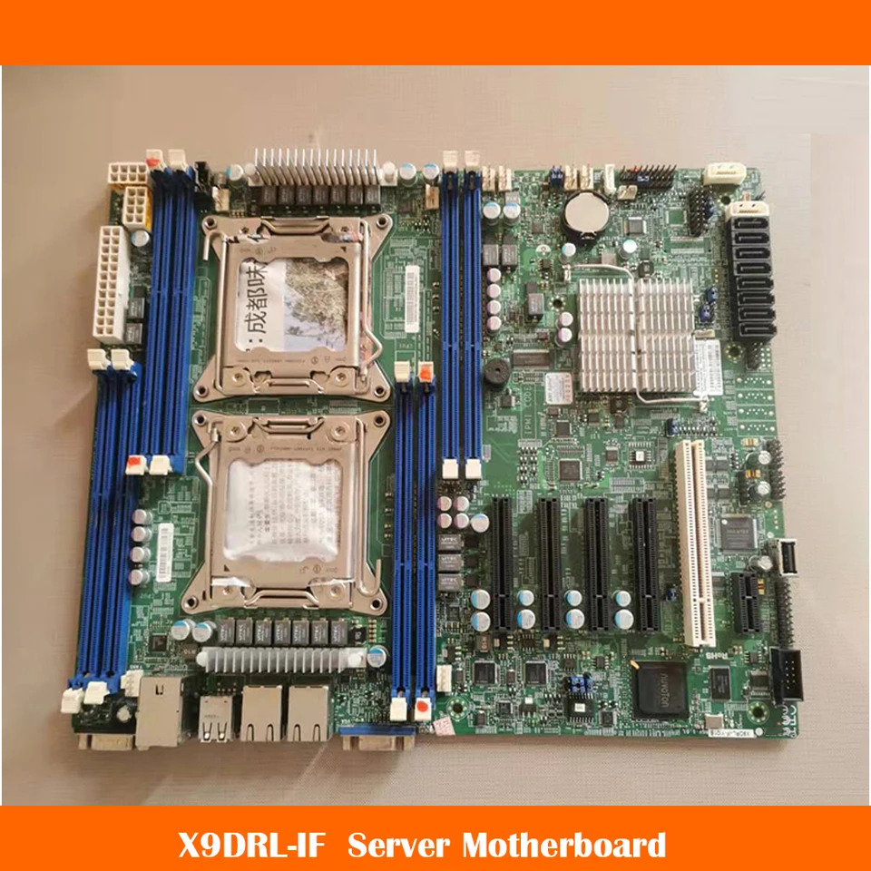 Supermicro X9DRL-IF 듀얼 X79 마더보드E5-V2 CPU 미세 지원 LGA2011