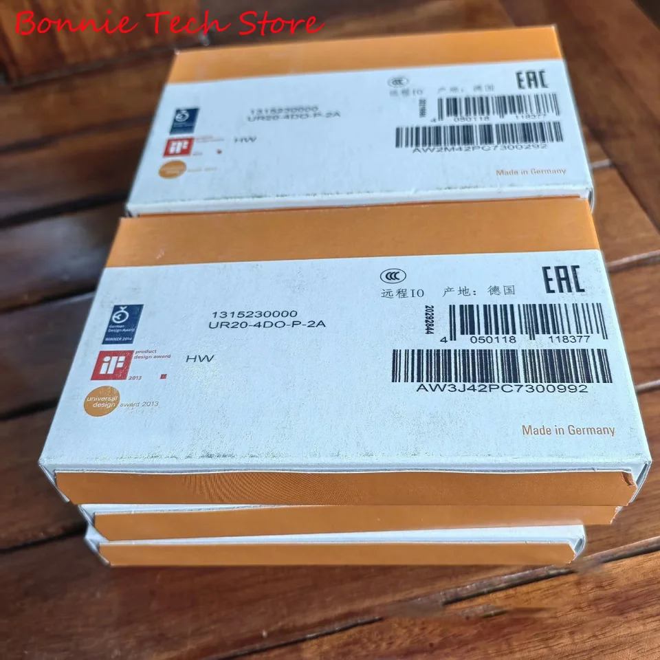 Weidmuller 원격 I/O 모듈 IP20 디지털 신호 출력 4 채널 채널당 2A UR20-4DO-P-2A 1315230000