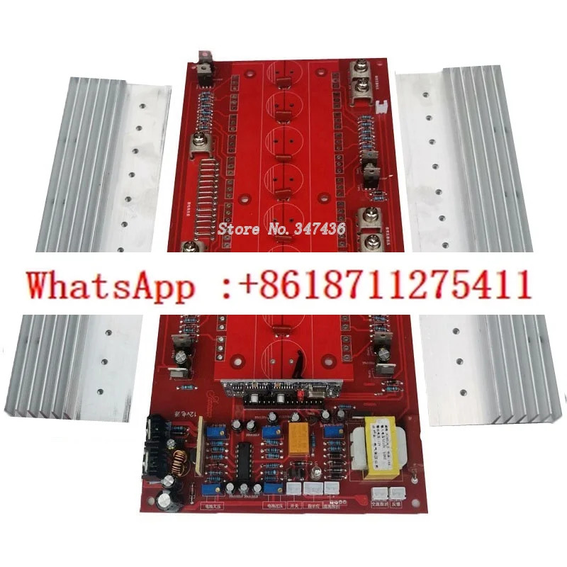 24V3500W 48V6500W 60V9000W 72V12000W 220V 순수 사인파 인버터 반 마더보드24튜브