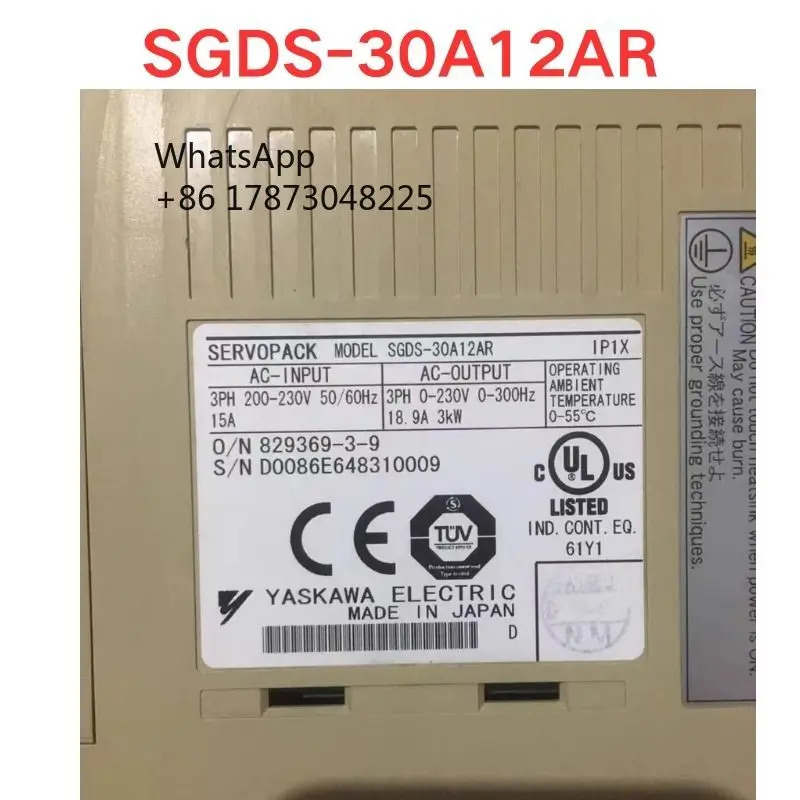 리퍼 새 SGDS-30A12AR 서보 드라이버 기능 OK