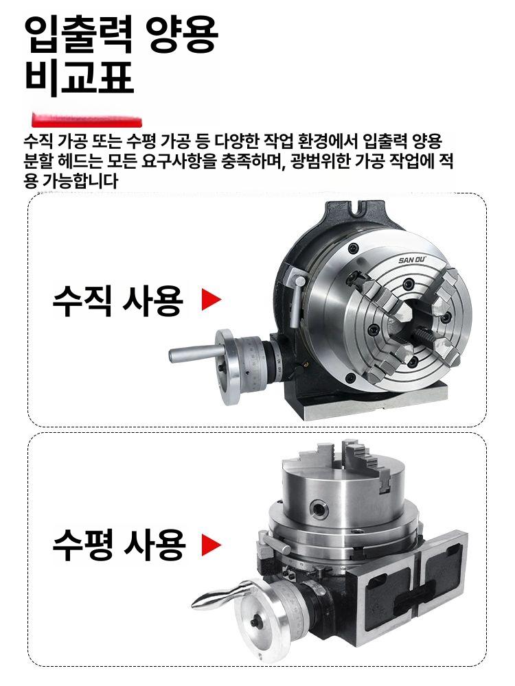 고정밀 밀링머신 공작기계 수직 탁상 틸팅 수평 테이블 플레이트 가공 각도 디지털 - 상세 이미지 4