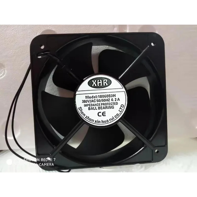 XHR 서버 냉각팬 AC 220V 380V 0.2A 180x180x60mm 2 와이어 18060B3H