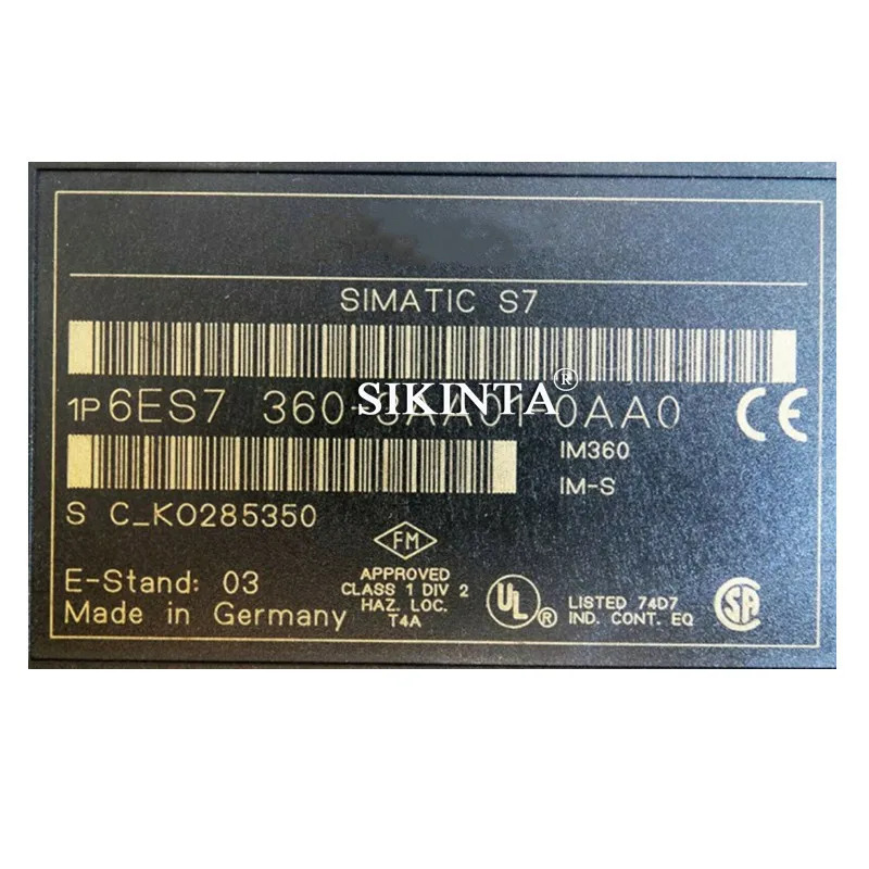 S7-300 IM360 PLC 인터페이스 모듈 6ES7360-3AA01-0AA0 완전히 리퍼
