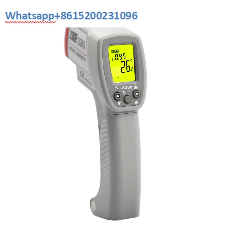 오리지널 적외선 온도계 산업고온 건 비접촉 TES-1326 TES1326S