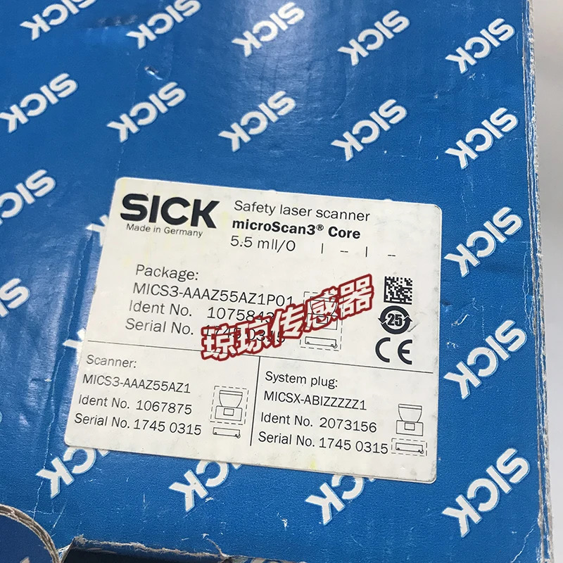 SICK 안전 레이저 스캐너 오리지널 MICS3-AAAZ55AZ1P01