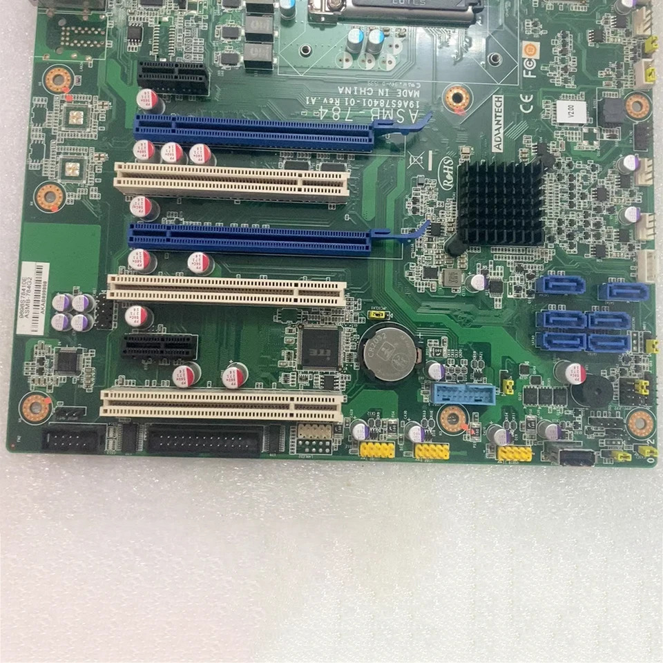 Advantech 듀얼 포트 산업컴퓨터 마더보드 ASMB-784G2 REV.A1
