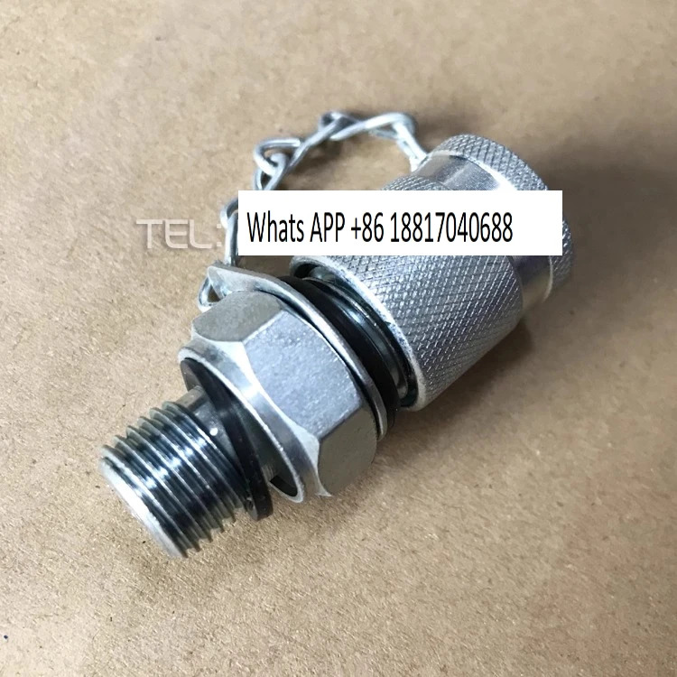 10PCS 유압 리퍼 압력 측정 호스 커넥터 9/16-18 7/16-20 M18 x 1.5 G1/4 G3/8 M16 2