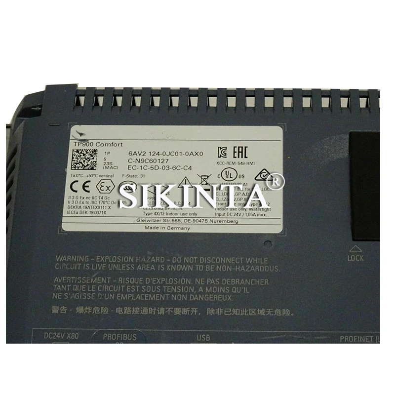 HMI SIMATIC PLC TP900 기본 패널 터치 스크린 62124-0JC01-0AX0 9 완전 리퍼