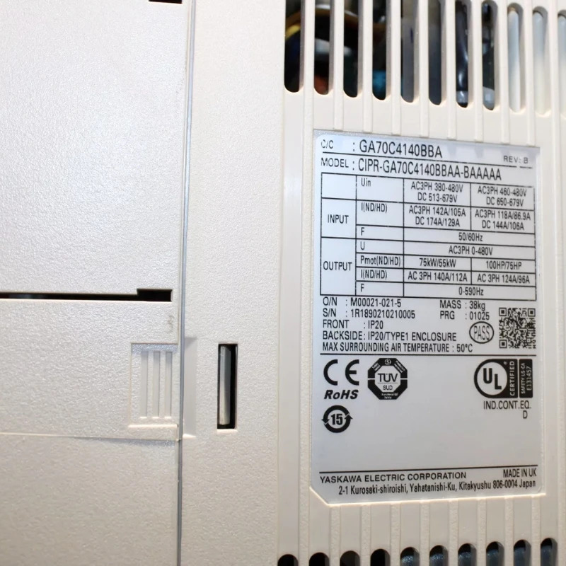 CIPR-GA70C4140BBAA-BAAAAA Yaskawa 인버터