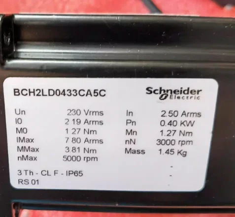 서보모터 BCH2LD0433CA5C 400W 신