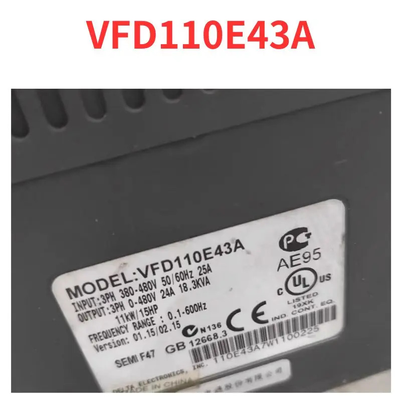 리퍼 완료 주파수 변환기 신 VFD110E43A