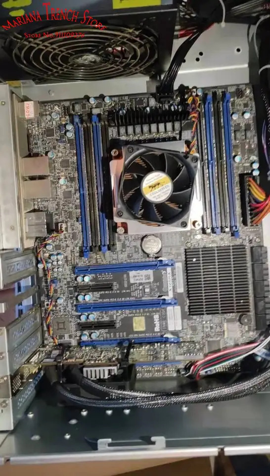 슈퍼마이크로 마더보드X10SRA LGA2011 제온 E5-2600/1600 v4/v3 코어 i7 DDR4 PCI-E 3.0 SATA3