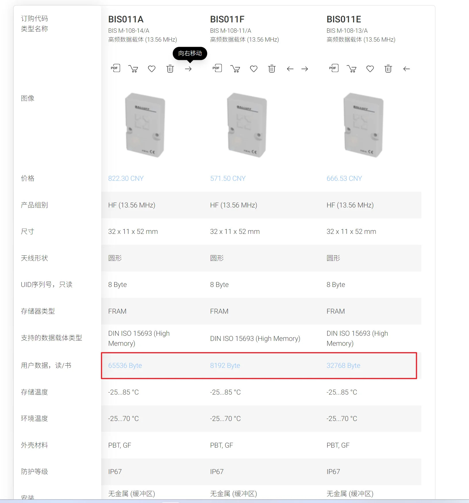 Baruff BIS011A BIS011F BIS011E BIS M-108-14/A 고주파 RFID 데이터 캐리어