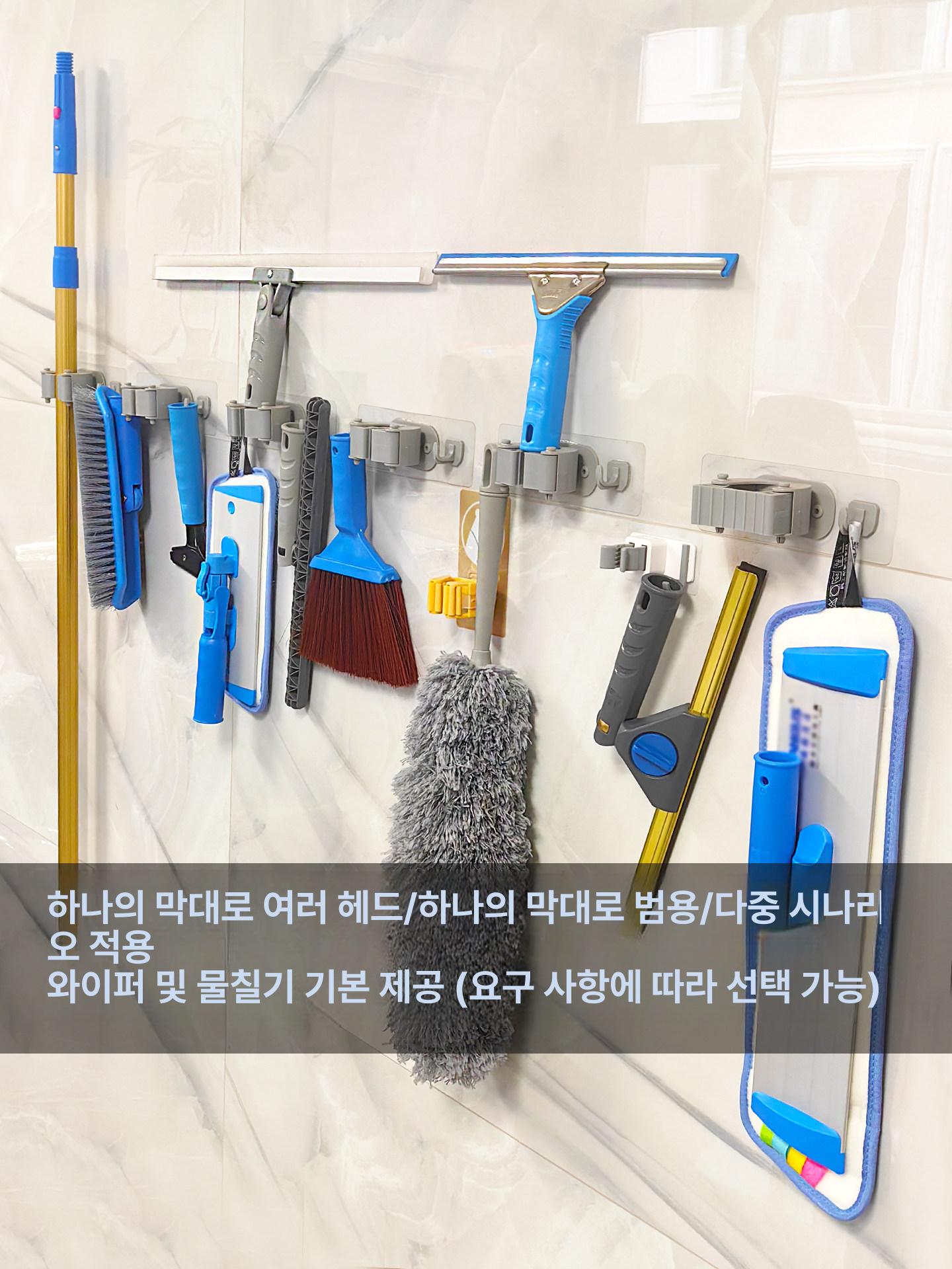 욕실 장대 창문청소도구 유리창닦이 휴대용밀대 창문청소밀대 스펀지 다용도 외벽 - 상세 이미지 3