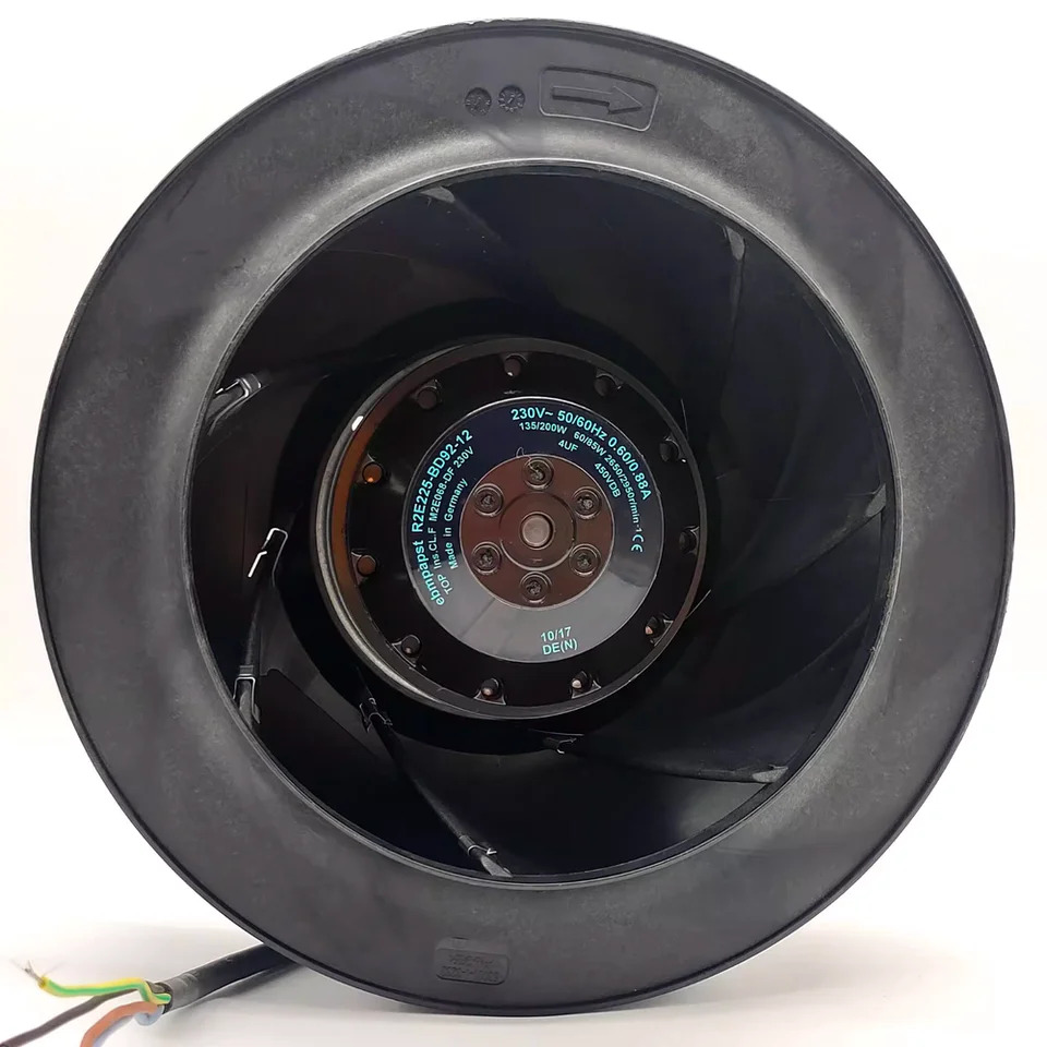 원심 냉각팬 R2E225-BD92-12 M2E068-DF AC230V 장비
