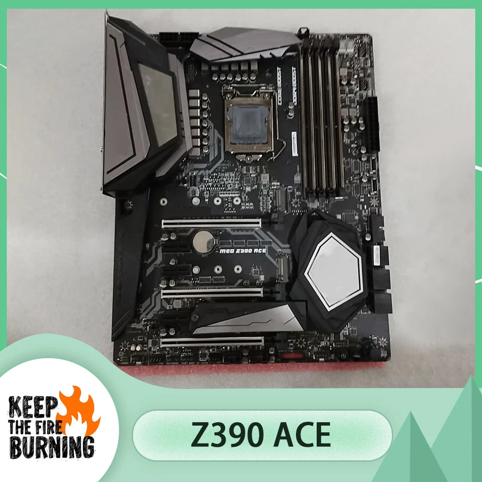 MEG Z390 ACE 마더보드 64GB M.2 NVME DDR4 USB3.0