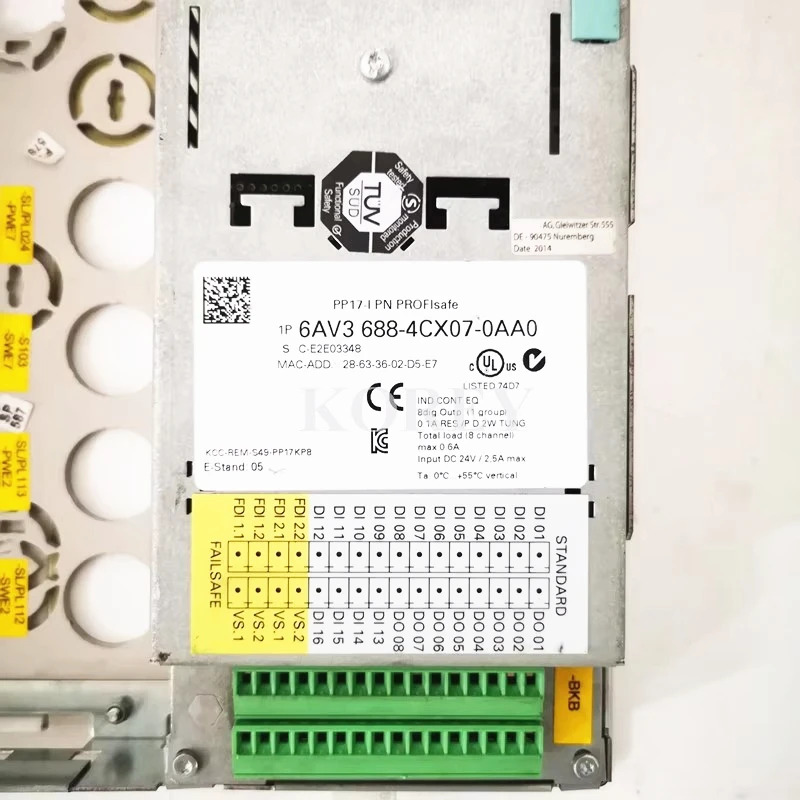 SIMATIC PP17 작동 보드 63688-4CX07-0AA0 포장