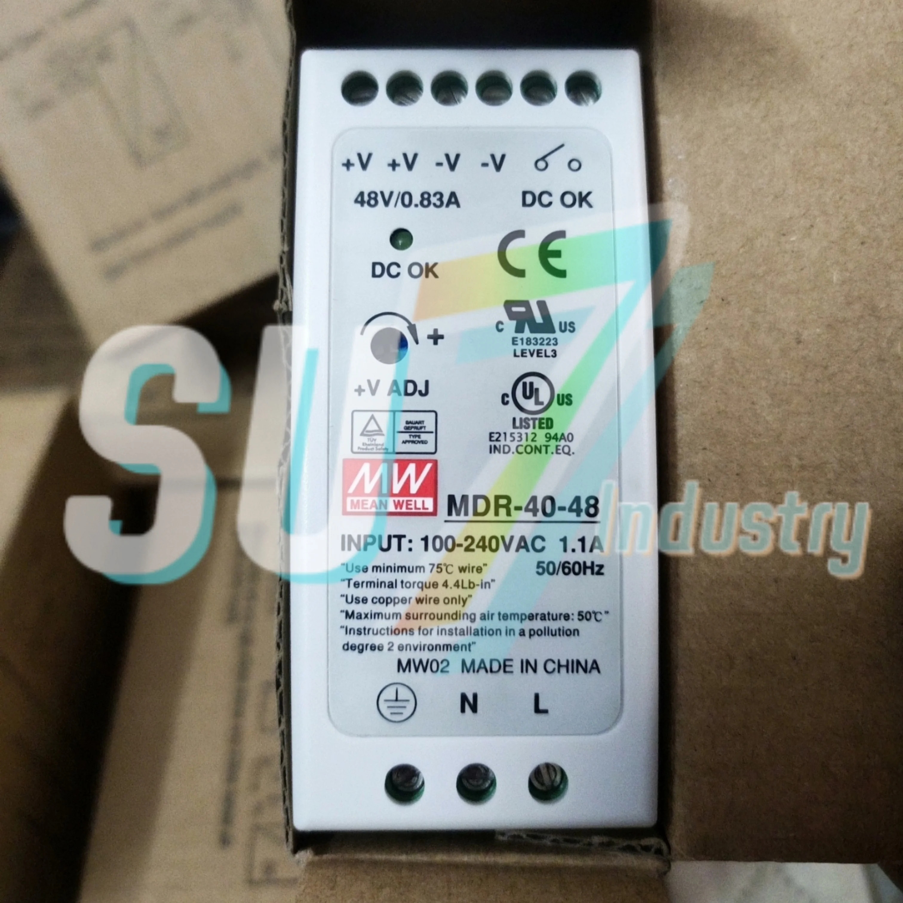 Mean Well MDR-40-48 MDR-40-5 스위치 전원공급장치 내 새