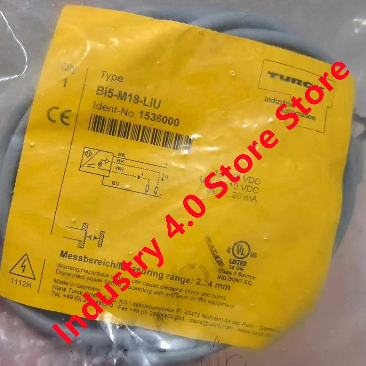 BI25-G47SR-VP4X2 BI5-M18-LIU IM33-22EX-HI/24VDC 오리지널 신