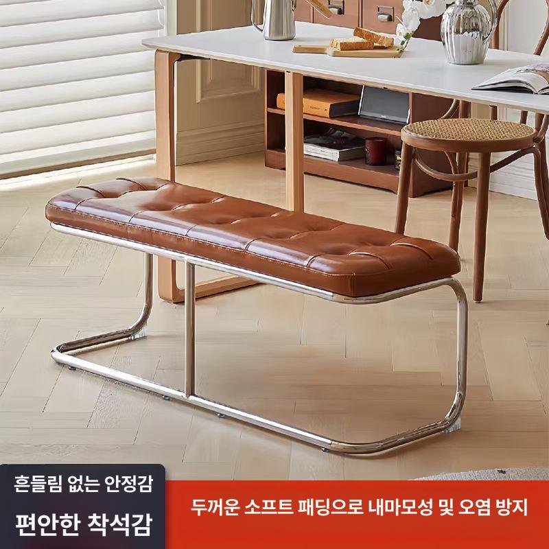 북유럽 가죽식탁의자 검은 모던 인테리어 업소용 빈티지 카페의자 다이닝체어 - 상세 이미지 2
