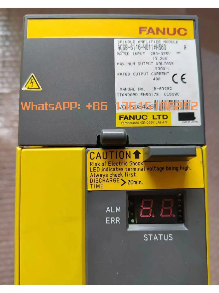 A06B-6116-H011 리퍼 드라이브 실행 기능 OK