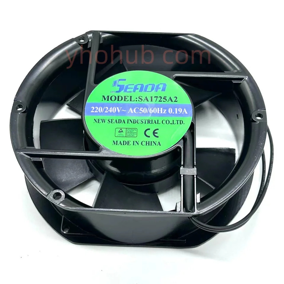 SEADA 2 와이어 서버 냉각팬 SA1725A2 AC 220V 0.19A 172x150x51mm