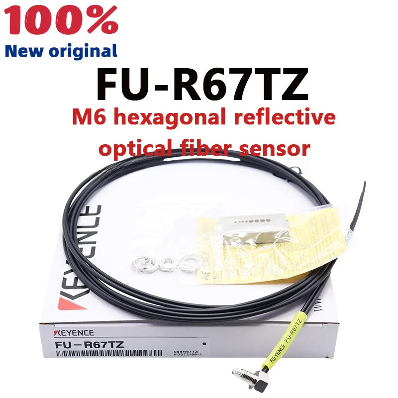 KEYENCE 오리지널 FU-R67TZ M6 육각형 반사 광섬유센서 배치 환영 상담