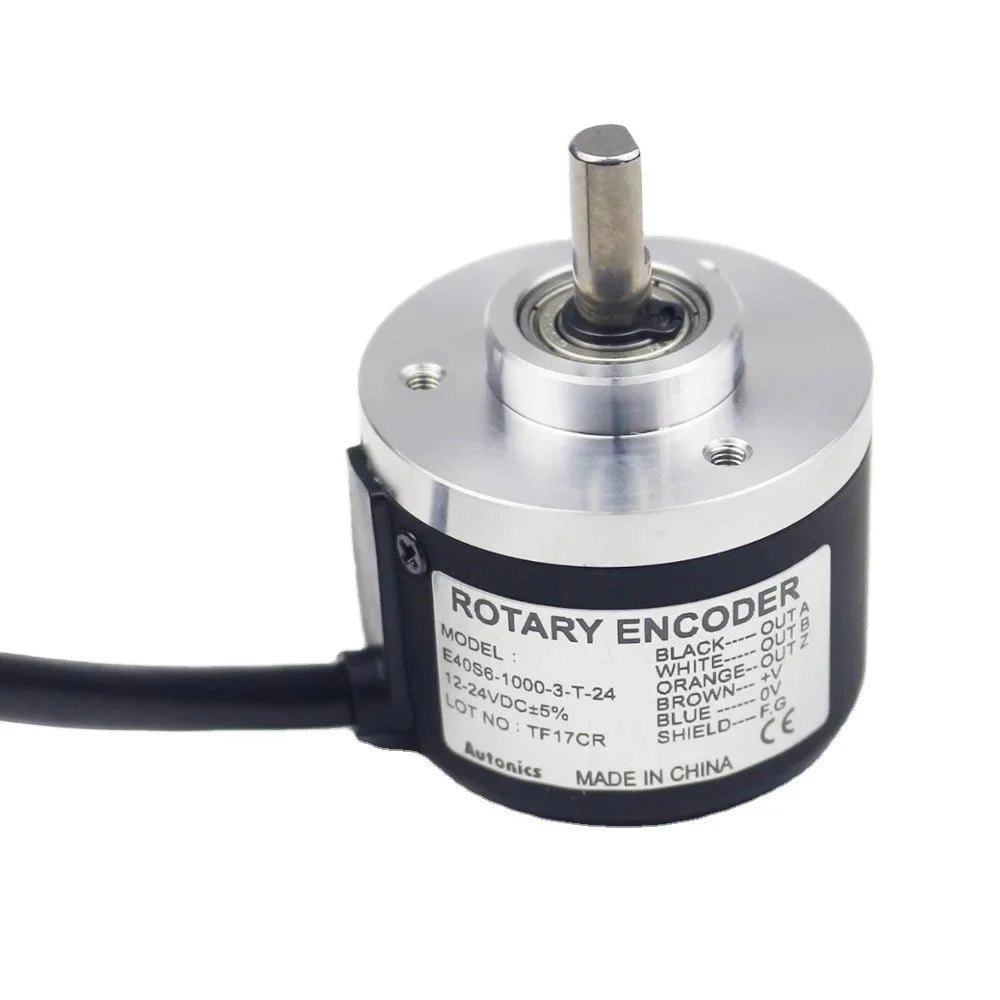오토닉스 인코더 E40S6-1000-3-T-24 6mm 솔리드 샤프트 DC 24V 1000ppr 40mm 로터리